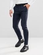 Jack & Jones Premium Slim Tweed Pants - Navy