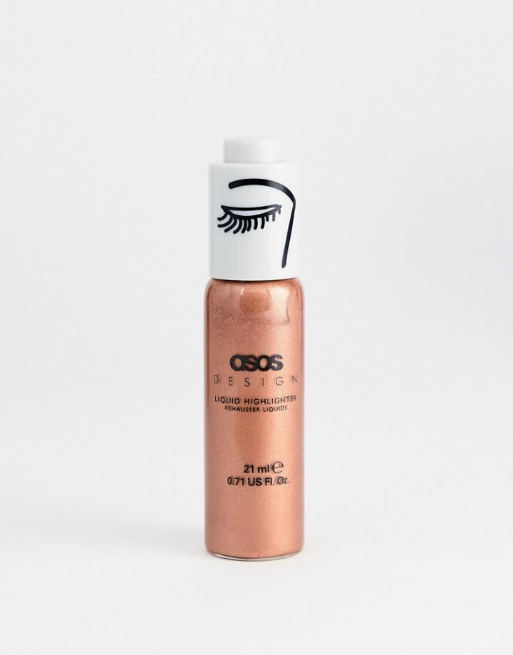 Asos Design Liquid Highlighter - Fire - Copper