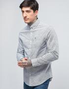 Original Penguin Slim Fit Shirt In Floral Print In Navy - Navy