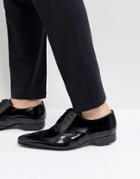 Jeffery West Escobar Brogue Shoes In Black - Black