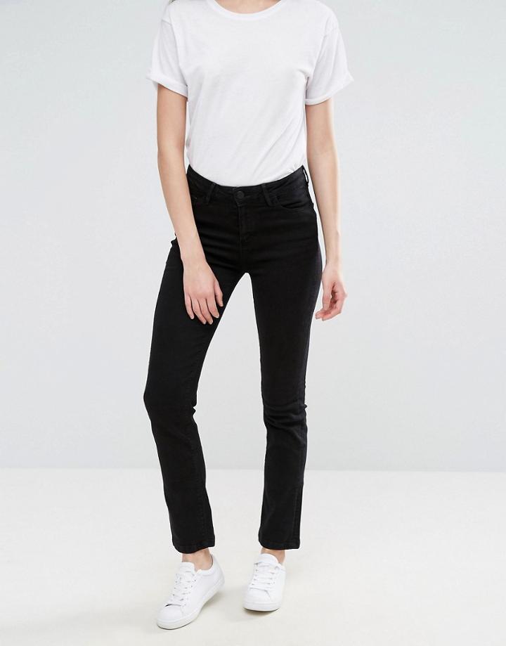 Waven Mari Straight Leg Jeans - Black