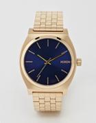Nixon Time Teller Gold Stainless Steel Watch
