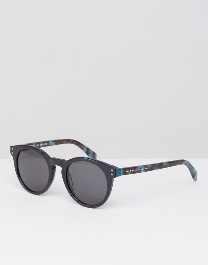 Marc By Marc Jacobs Round Sunglasses Mmj 492/s - Blue
