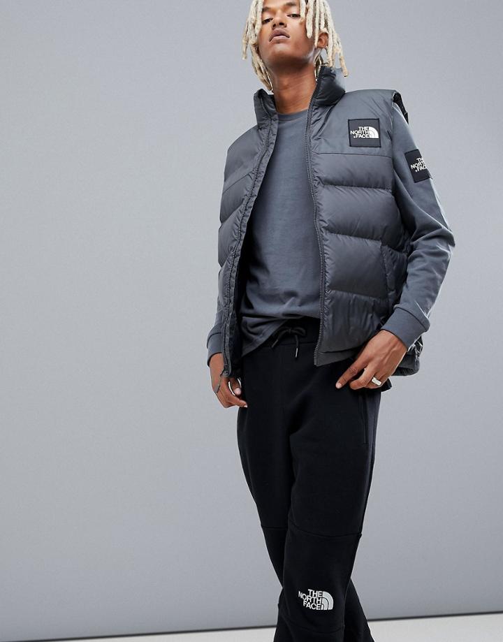 The North Face 1992 Nuptse Tank In Black - Black