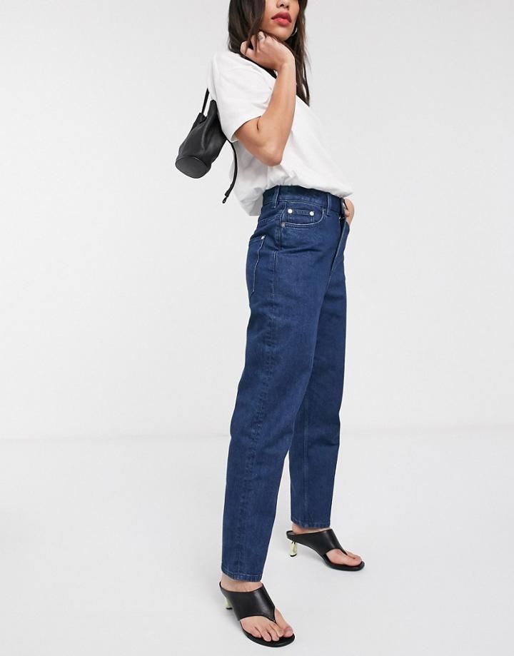 & Other Stories Roma Ovoid Jean In Indigo Blue-blues