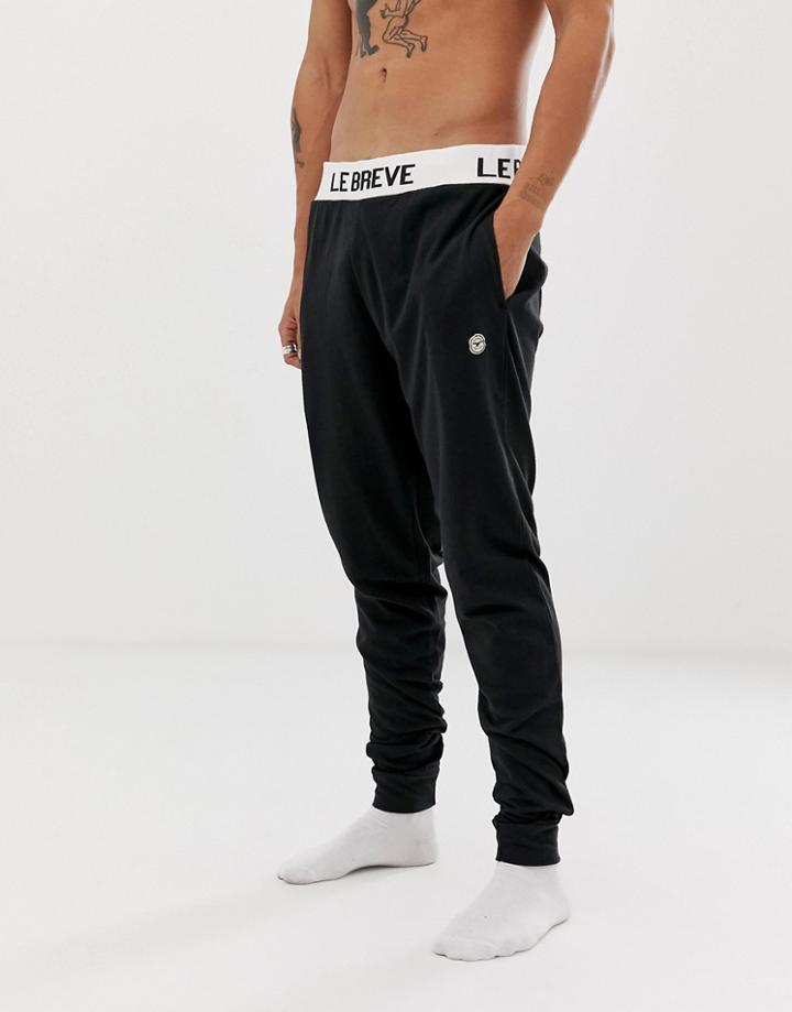 Le Breve Lounge Sweatpants - Black