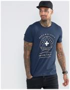 Asos T-shirt With World Wide State Print In Navy - Navy