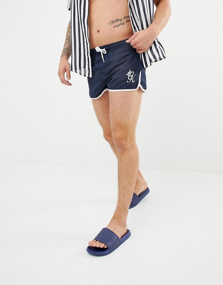 Gym King Swim Shorts In Navy Nights - Navy