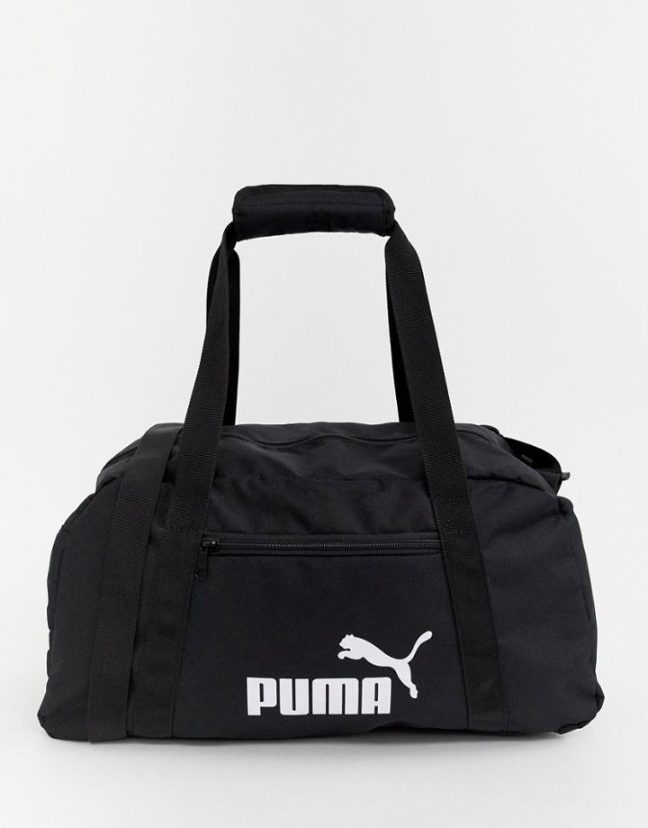 Puma Phase Sport Carryall Bag In Black - Black