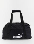 Puma Phase Sport Carryall Bag In Black - Black