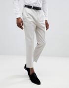 Twisted Tailor Tapered Pleated Pants In Gray - Gray