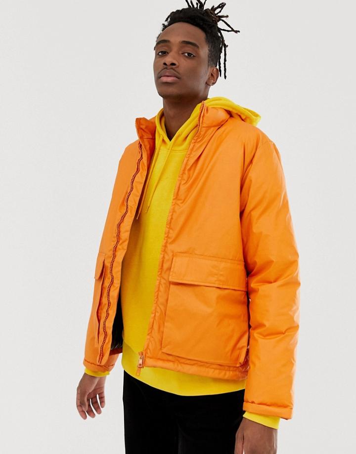 Weekday Jimmy Jacket In Dark Orange