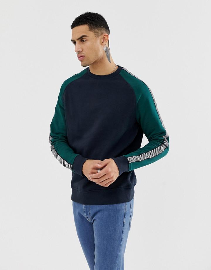 New Look Raglan Sweatshirt In Navy