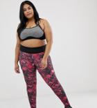Only Play Curvy Plus Yoga Training Tights - Pink