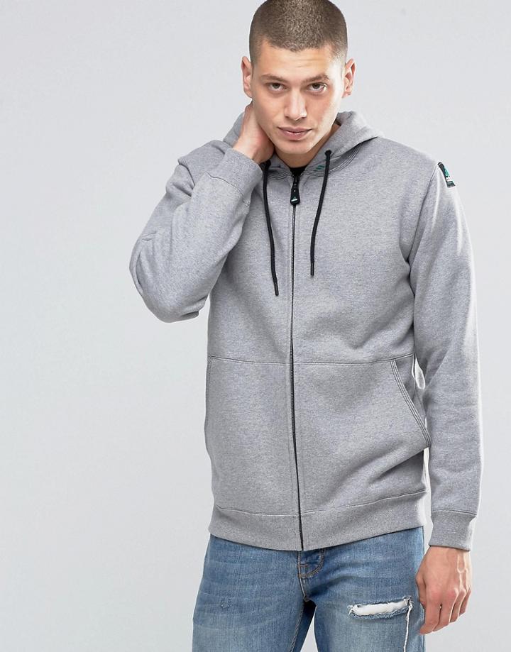 Adidas Originals Eqt Zip Hoodie In Gray Ay9229 - Gray