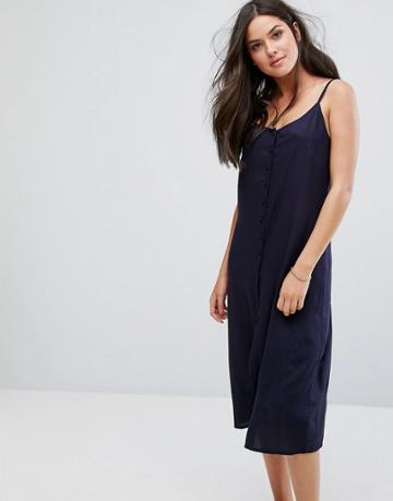 All About Eve Beach Dress - Navy