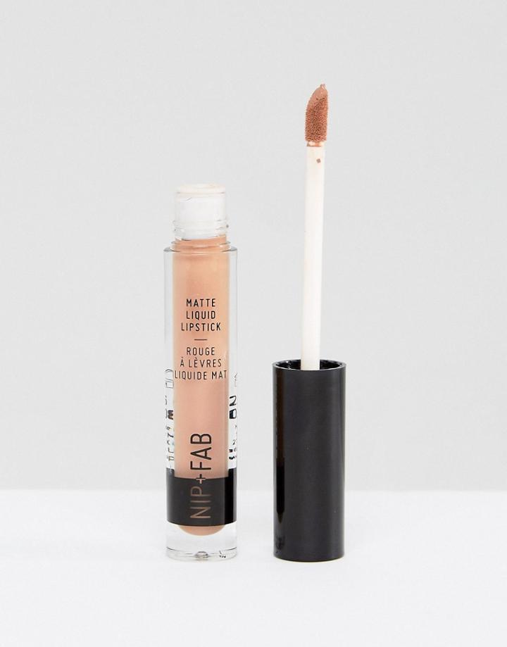 Nip+fab Make Up Matte Liquid Lipstick Toffee - Pink
