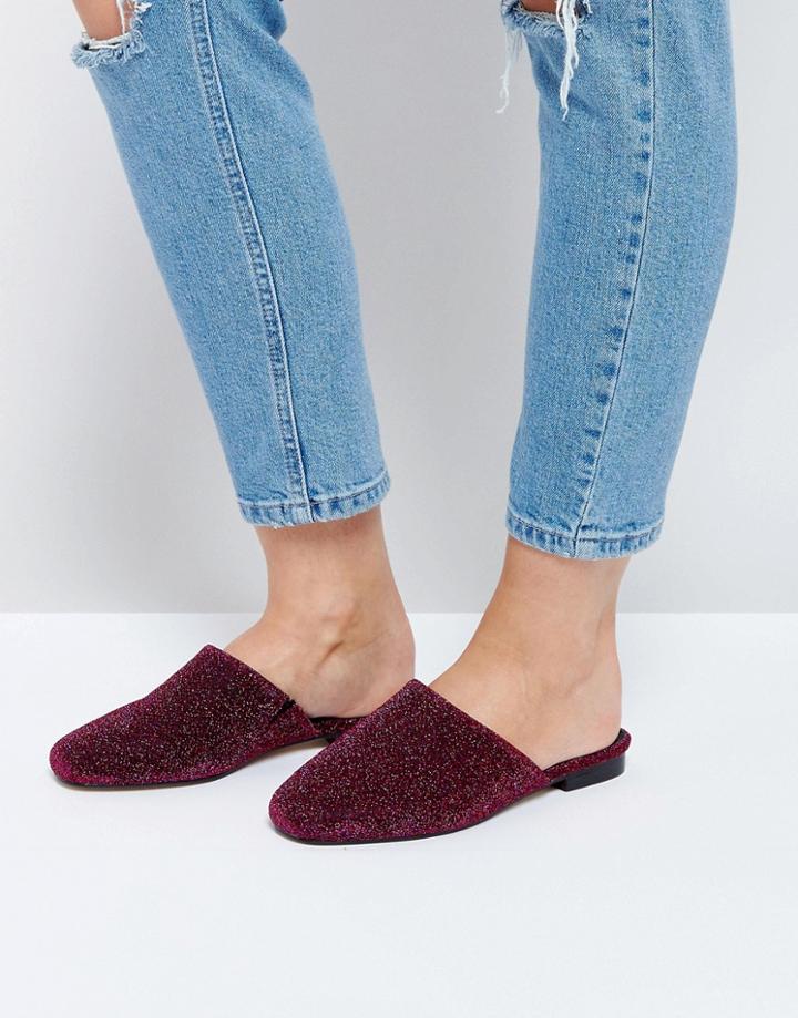 Asos Moth Flat Shoes - Pink