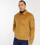 Le Breve Tall Cord Bomber Jacket In Tan-brown