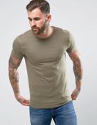 Bellfield Jacquard T Shirt - Green