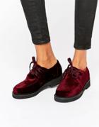 Asos Malone Flat Shoes - Red