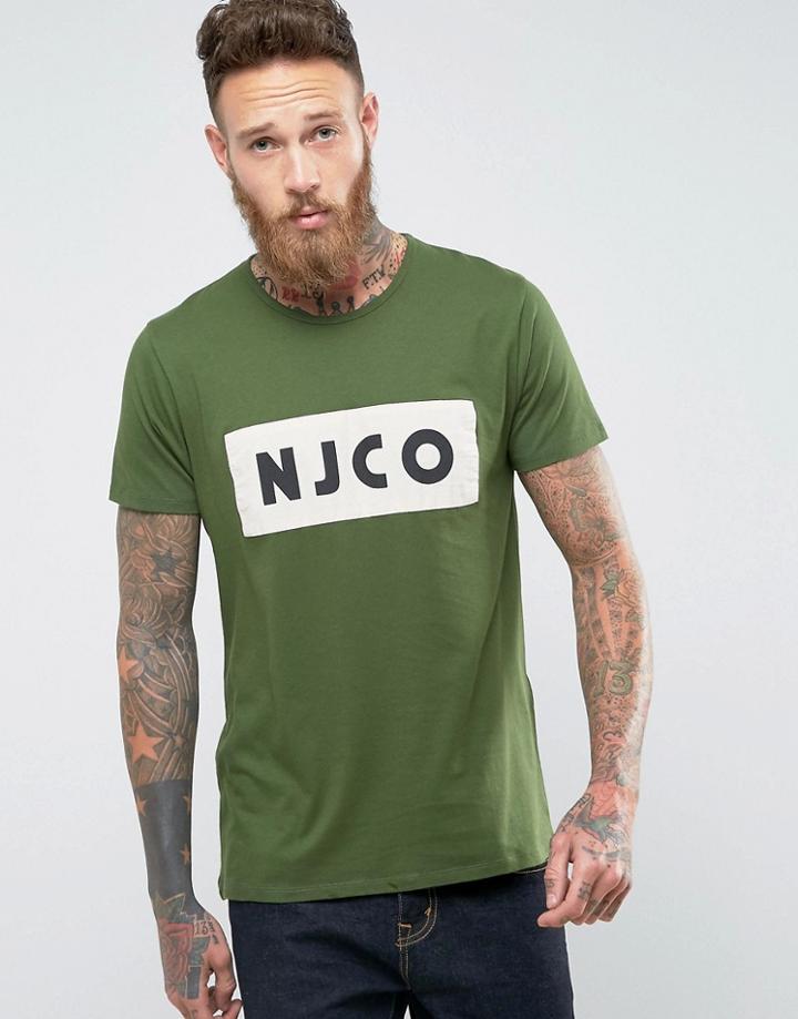 Nudie Jeans Co Anders Njco Patched T-shirt - Gray