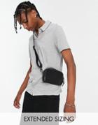Asos Design Button Up Jersey Shirt In Gray Heather