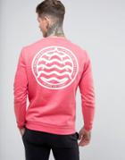 Friend Or Faux Hartley Back Print Sweater - Orange