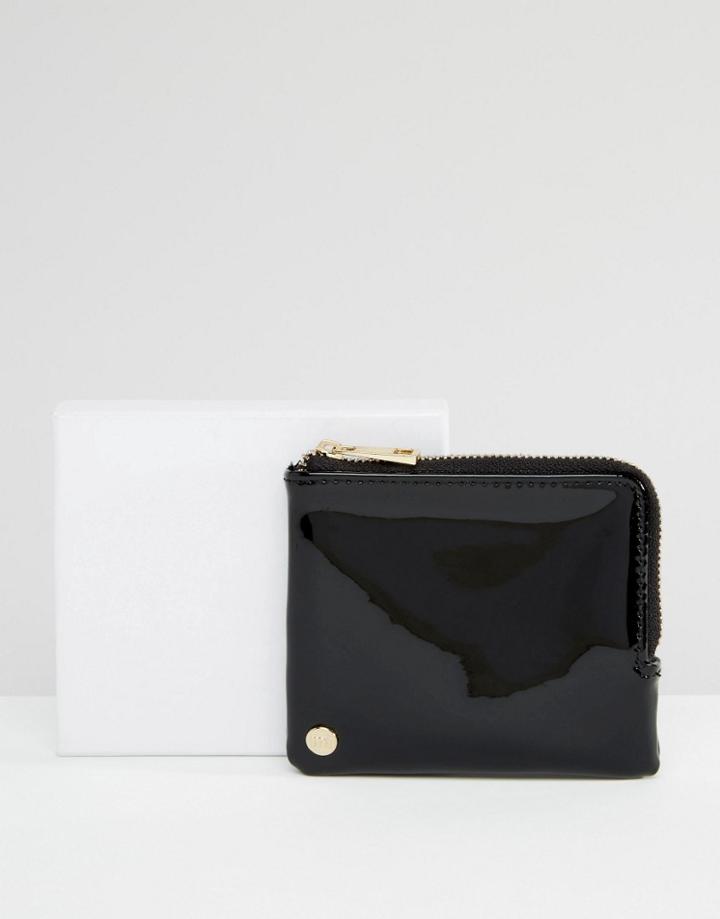 Mi-pac Coin Purse In Black Patent - Black