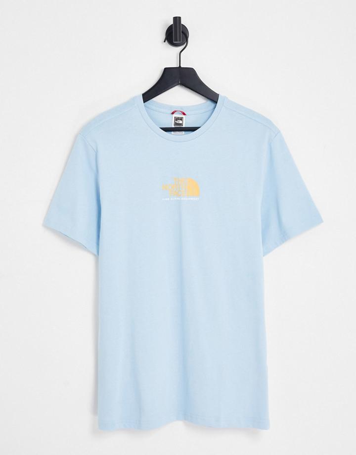 The North Face Fine Alpine T-shirt In Blue