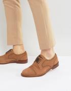 Aldo Derrade Suede Brogue Monk Shoes - Brown