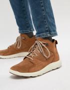 Timberland Flyroam Suede Hi Top Sneakers - Brown
