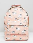 Mi-pac Mini Pug Print Backpack - Pink