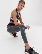 Only Play Colored Seam Legging - Black