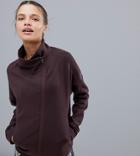 Adidas Training Jacket In Burgundy - Red