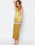 Stevie May Menkar Maxi Dress In Moss Green - Moss Green