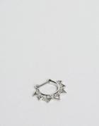 Kingsley Ryan Hearts Septum Ring - Silver