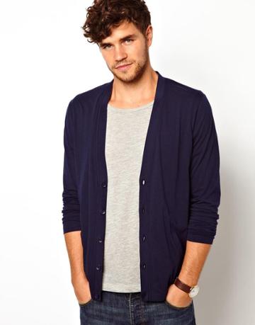 Asos Cardigan In Lightweight Jersey
