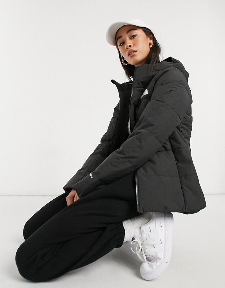 The North Face Heavenly Down Ski Jacket In Black
