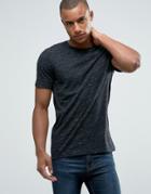 Jack & Jones Premium T-shirt In Melange - Black