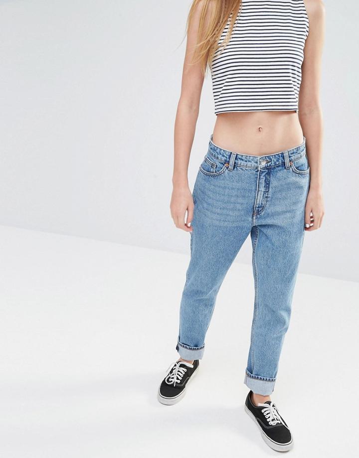 Monki Kimomo Mom Jean - Blue