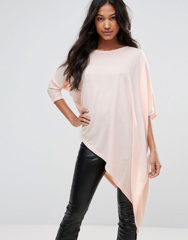 Ax Paris Asymmetric Top - Pink