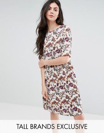 Y.a.s Tall Fleurie Printed Dress - Multi