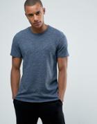 Jack & Jones Premium Slim T-shirt In Melange - Navy
