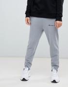Mennace Sweatpants In Gray With Script Logo