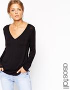 Asos Tall The New Forever T-shirt With Long Sleeves - Gray