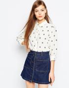 Asos Pretty Daisy Blouse - Multi