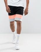 Asos Jersey Cut & Sew Shorts - Black