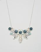 Johnny Loves Rosie Pearl & Stone Statement Necklace - Multi