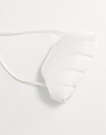Na-kd Quilted Pouch Bag In White